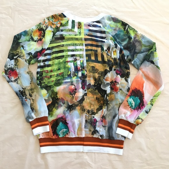 CLOVER CANYON Floral Maze Chiffon Top - Picture 9 of 14